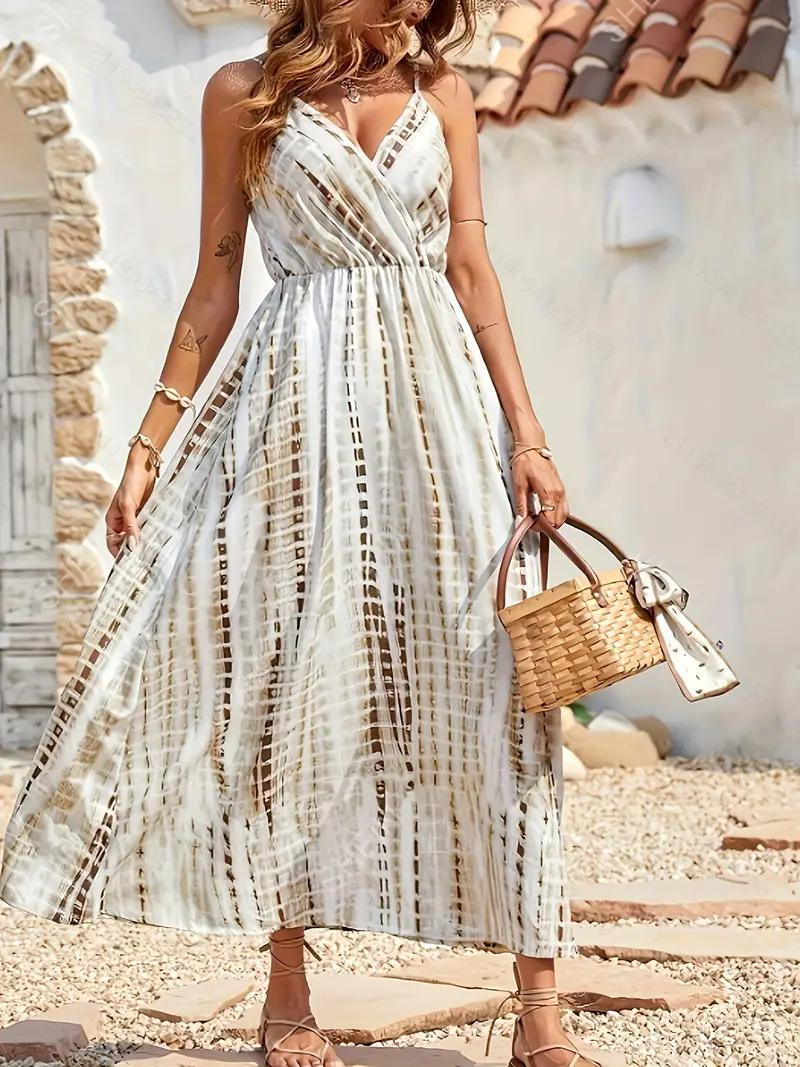 Vestido Maxi Fluido con Abertura