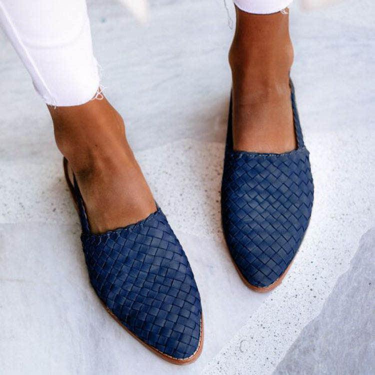Zapatos de Esmalte Woven Chic