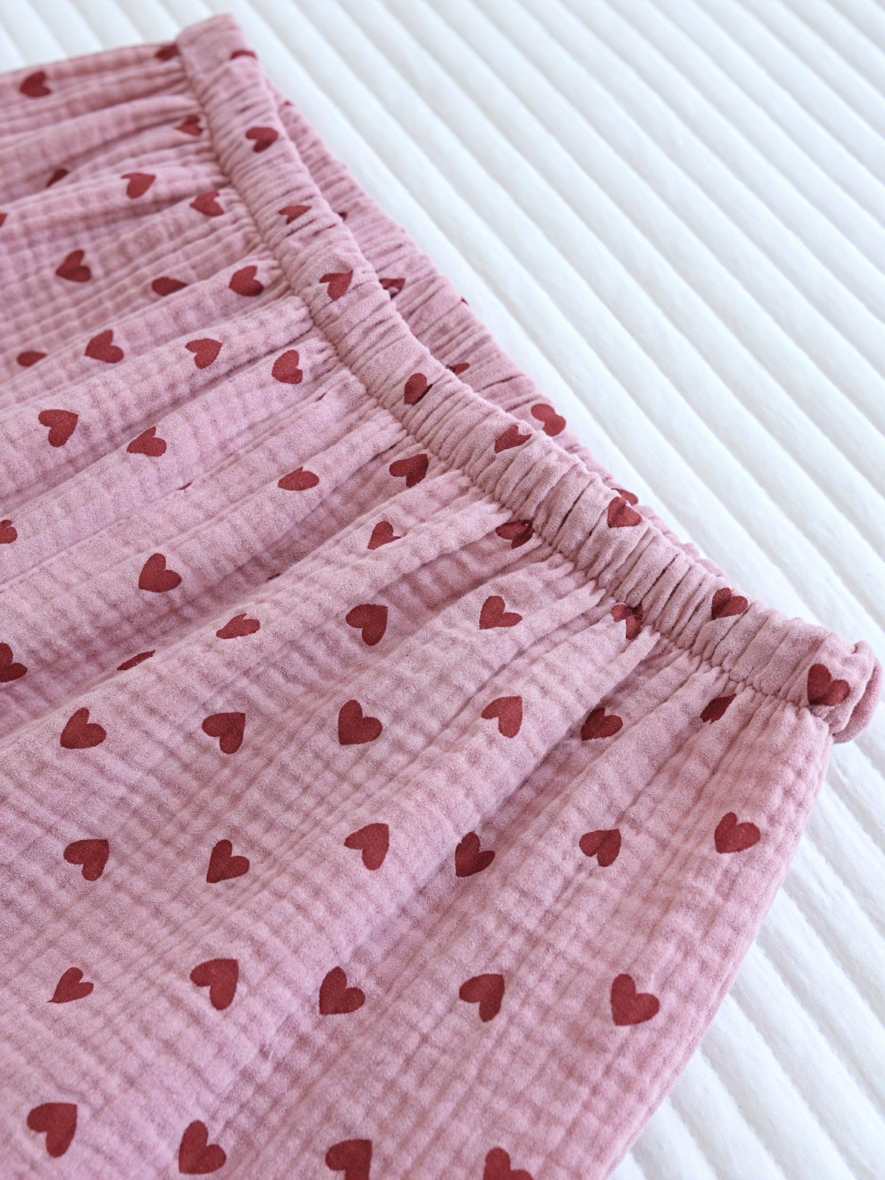 Conjunto de Pijama Corazón Cómodo