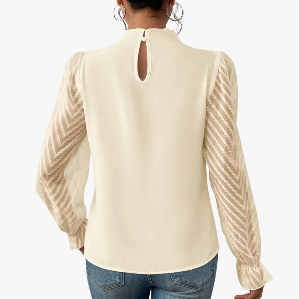 Blusa Elegante con Detalles Sofisticados