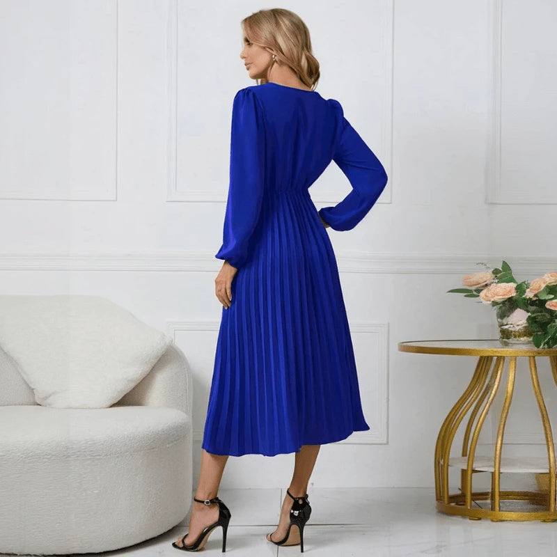 Vestido Elegante con Diseño Envolvente