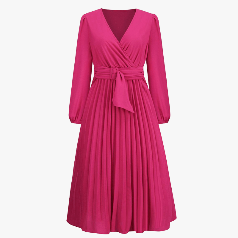 Vestido Elegante con Diseño Envolvente