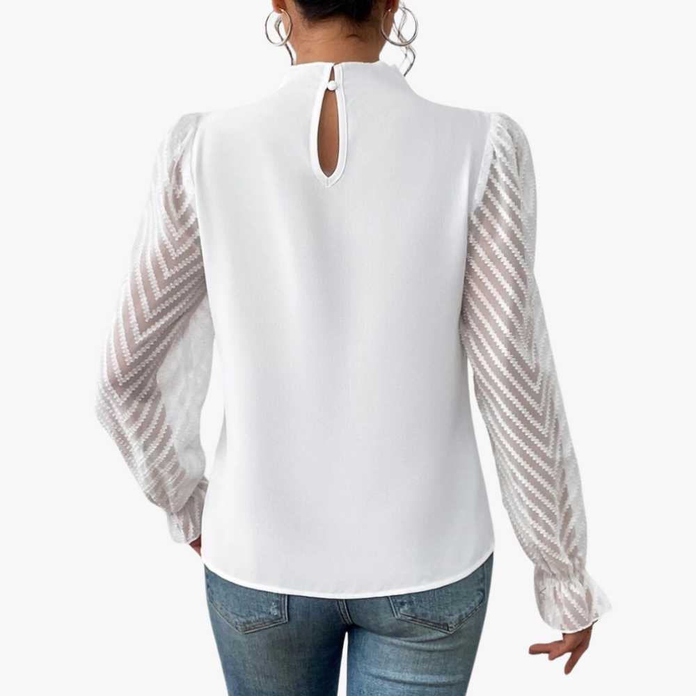 Blusa Elegante con Detalles Sofisticados