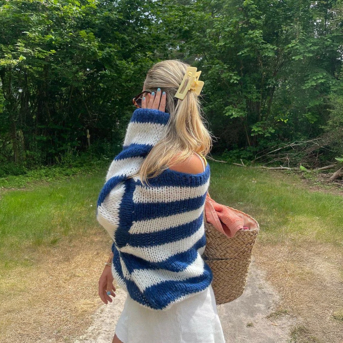 Suéter Oversized Rayas Náuticas