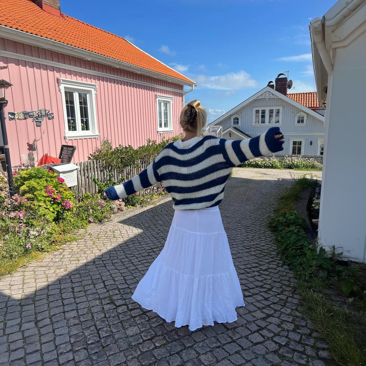 Suéter Oversized Rayas Náuticas