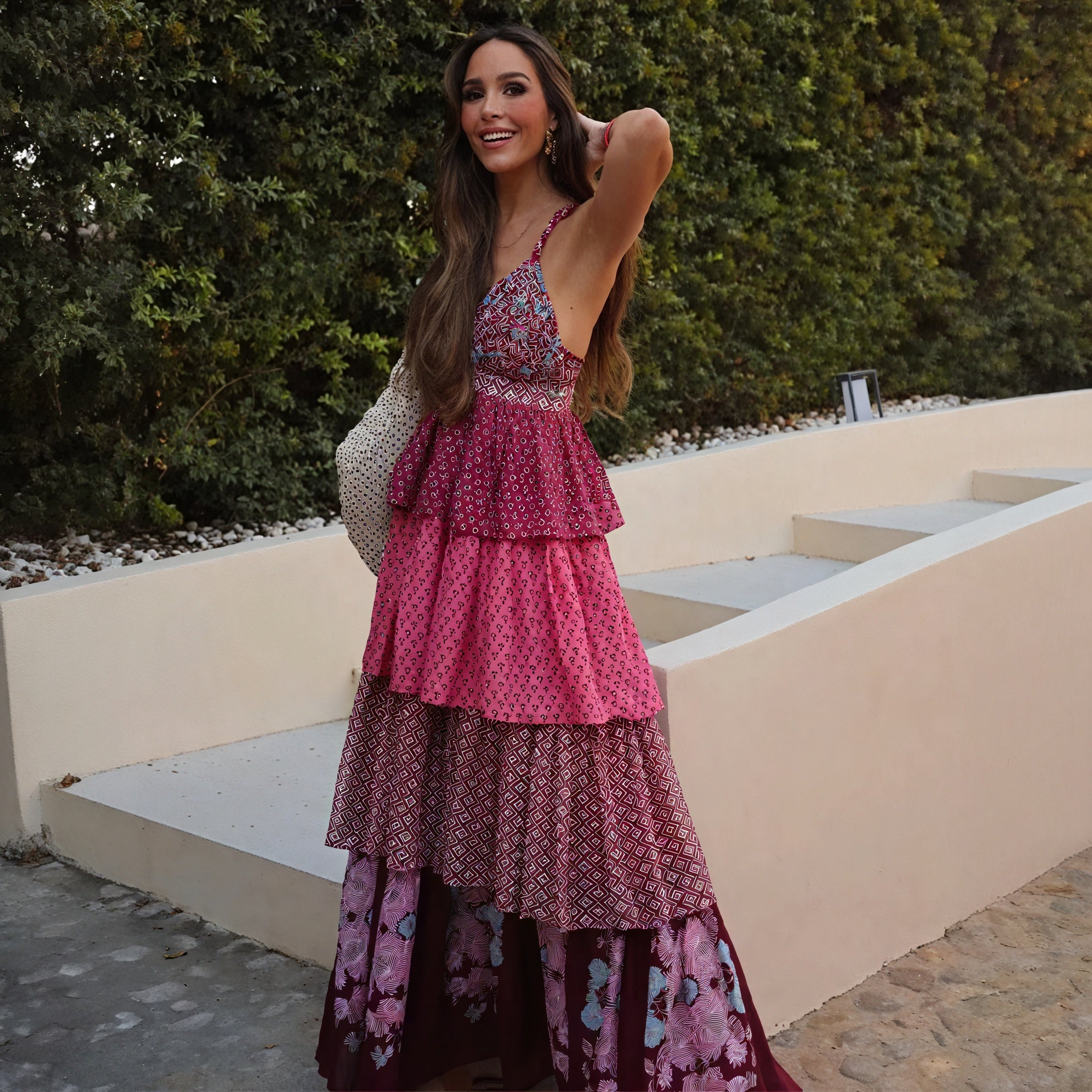 Vestido Maxi Bohemio con Estampados Vibrantes