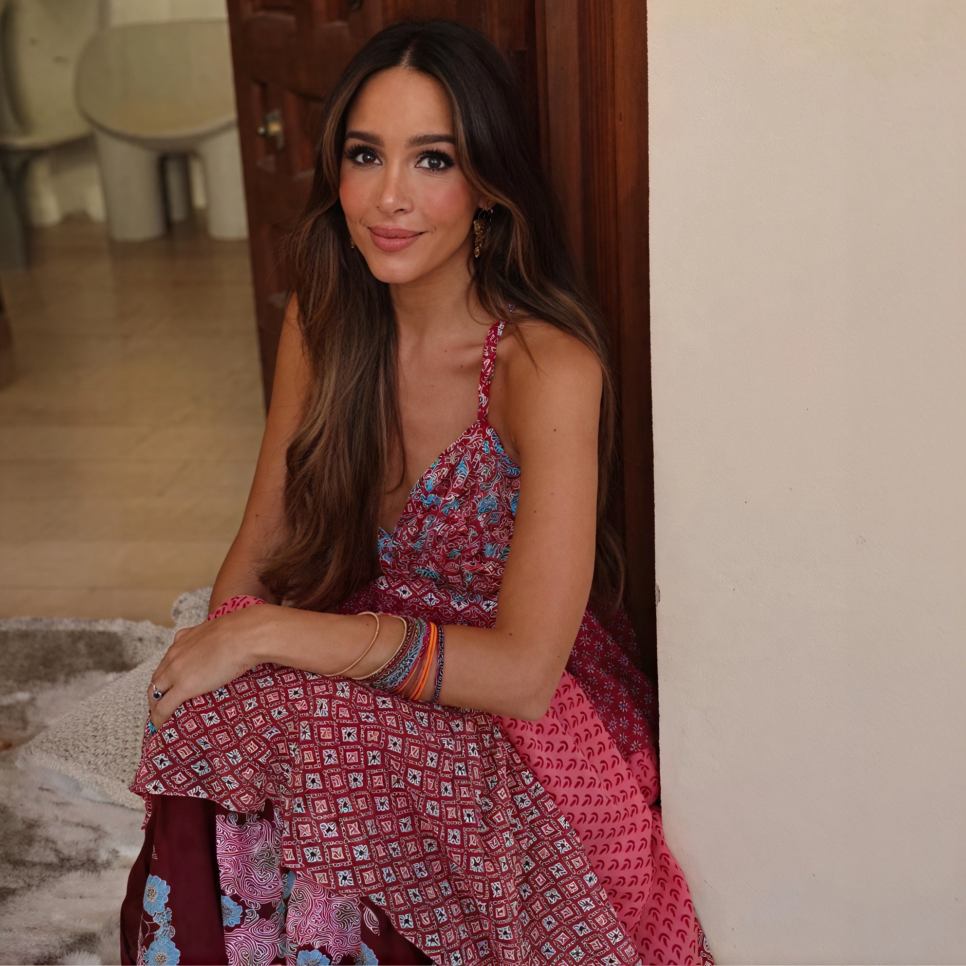 Vestido Maxi Bohemio con Estampados Vibrantes
