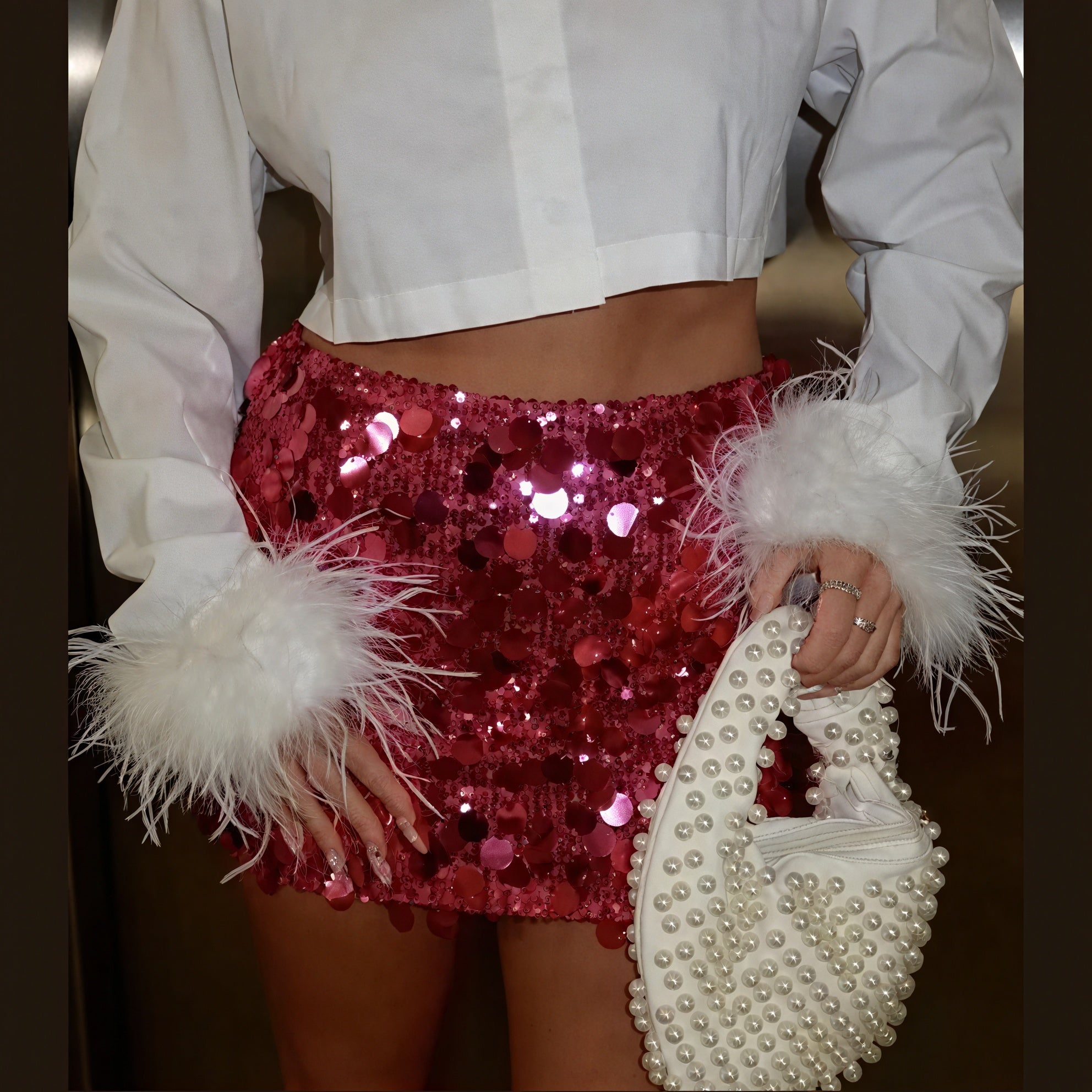 Minifalda de Lentejuelas Radiantes