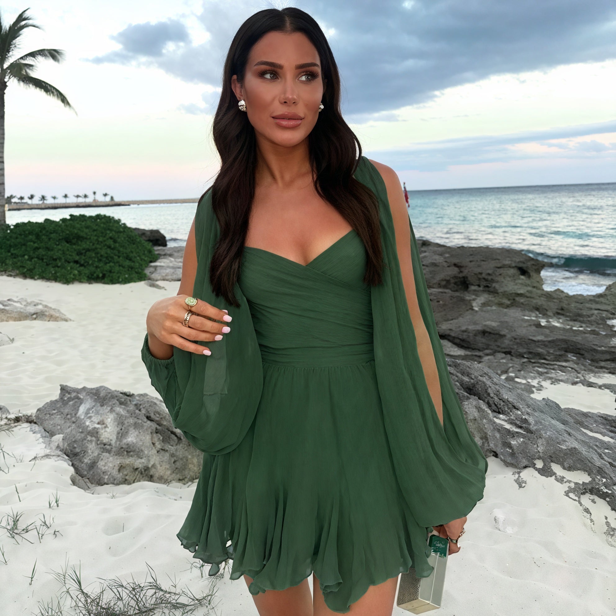 Vestido Mini Estampado: Estilo Bohemio Chic