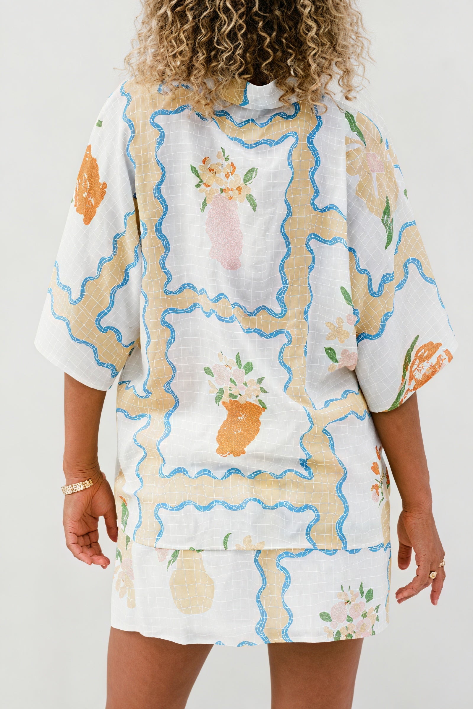 Conjunto de Dormir Floral Ligero
