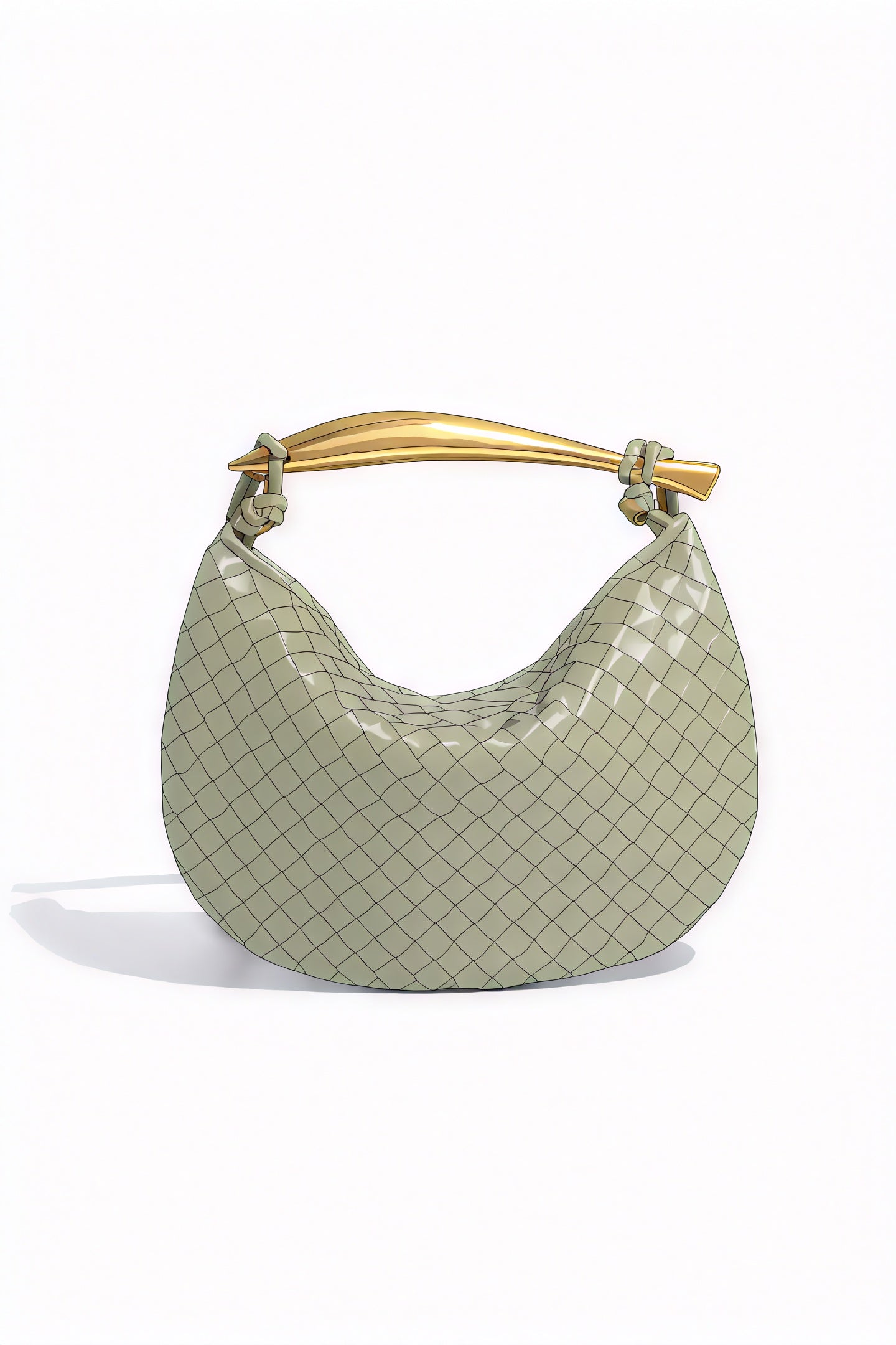 Bolso Media Luna Tejido Artesanal