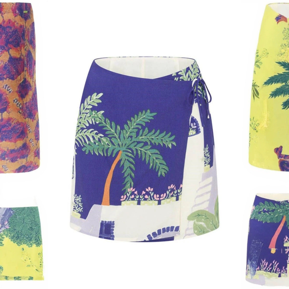 Conjunto Estampado Botánico y Arquitectónico