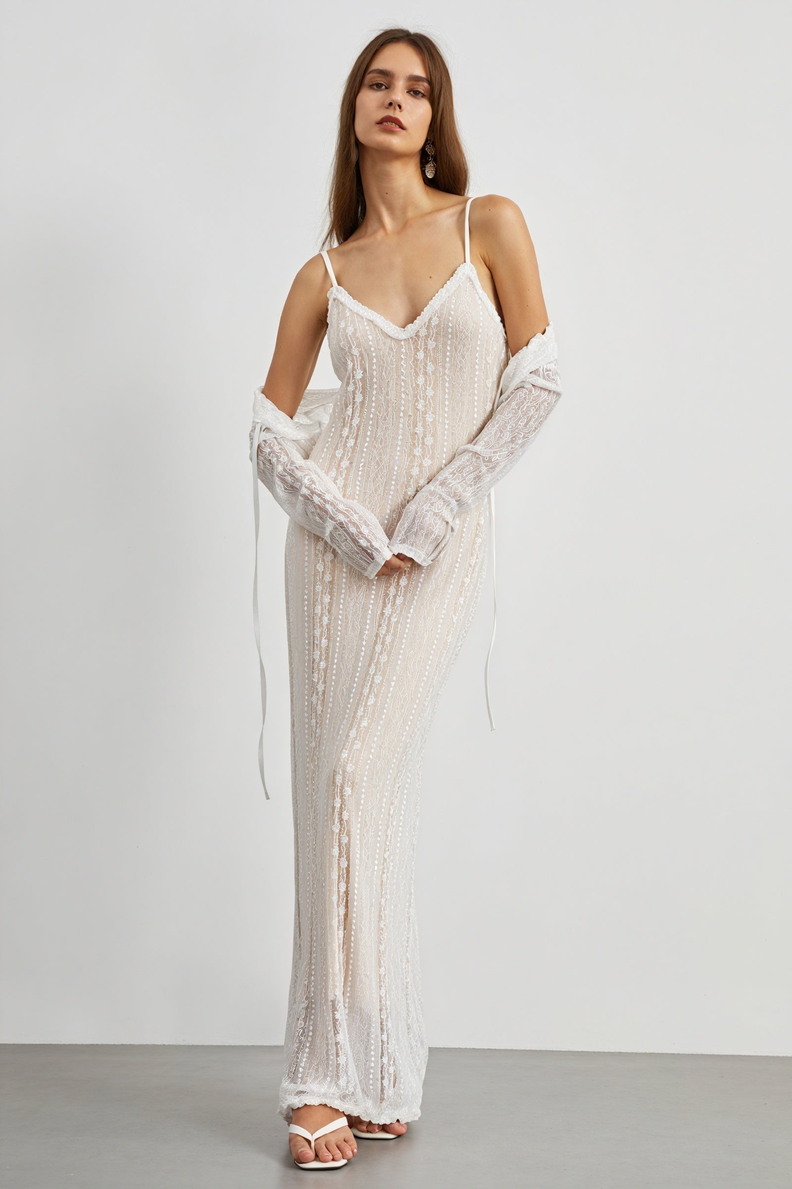 Vestido Etereo con Bolero a Juego