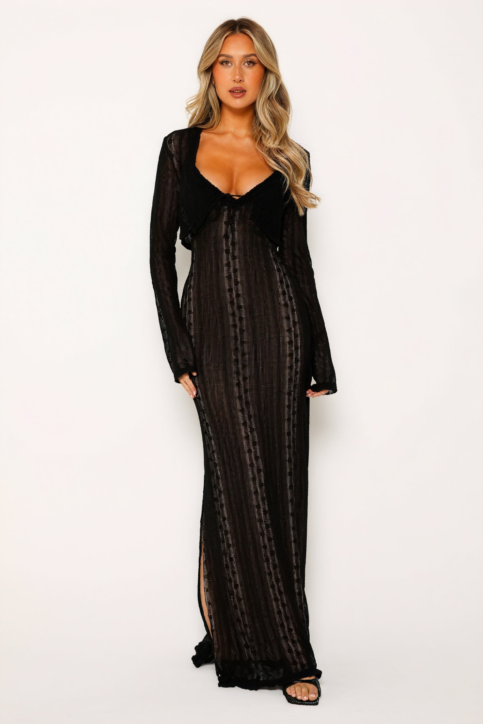 Vestido Etereo con Bolero a Juego