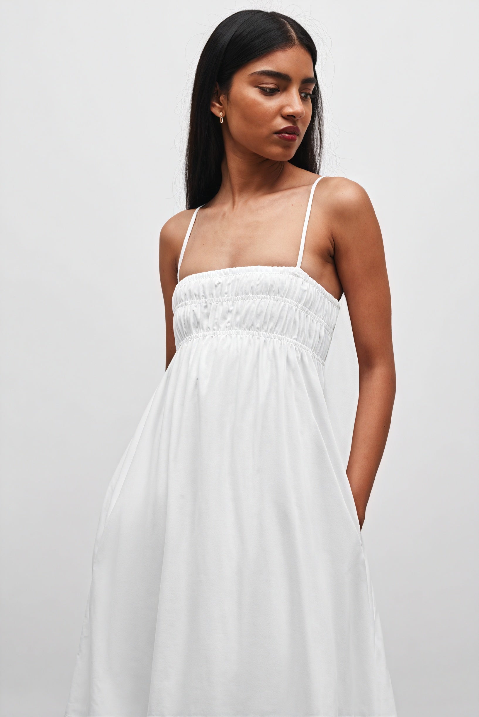 Vestido Maxi Ligero con Bolsillos