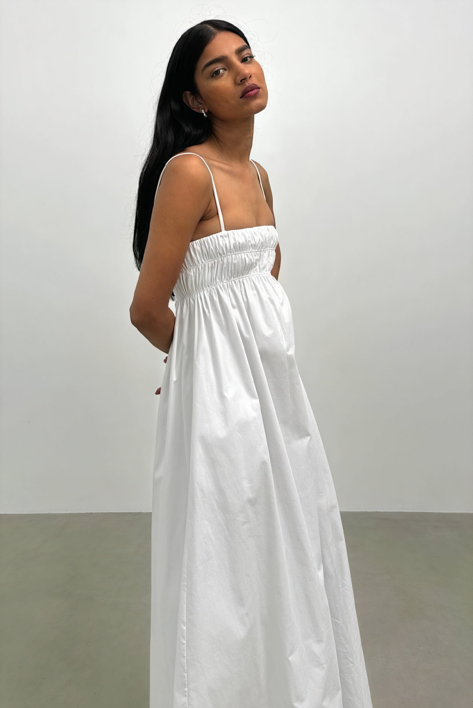 Vestido Maxi Ligero con Bolsillos
