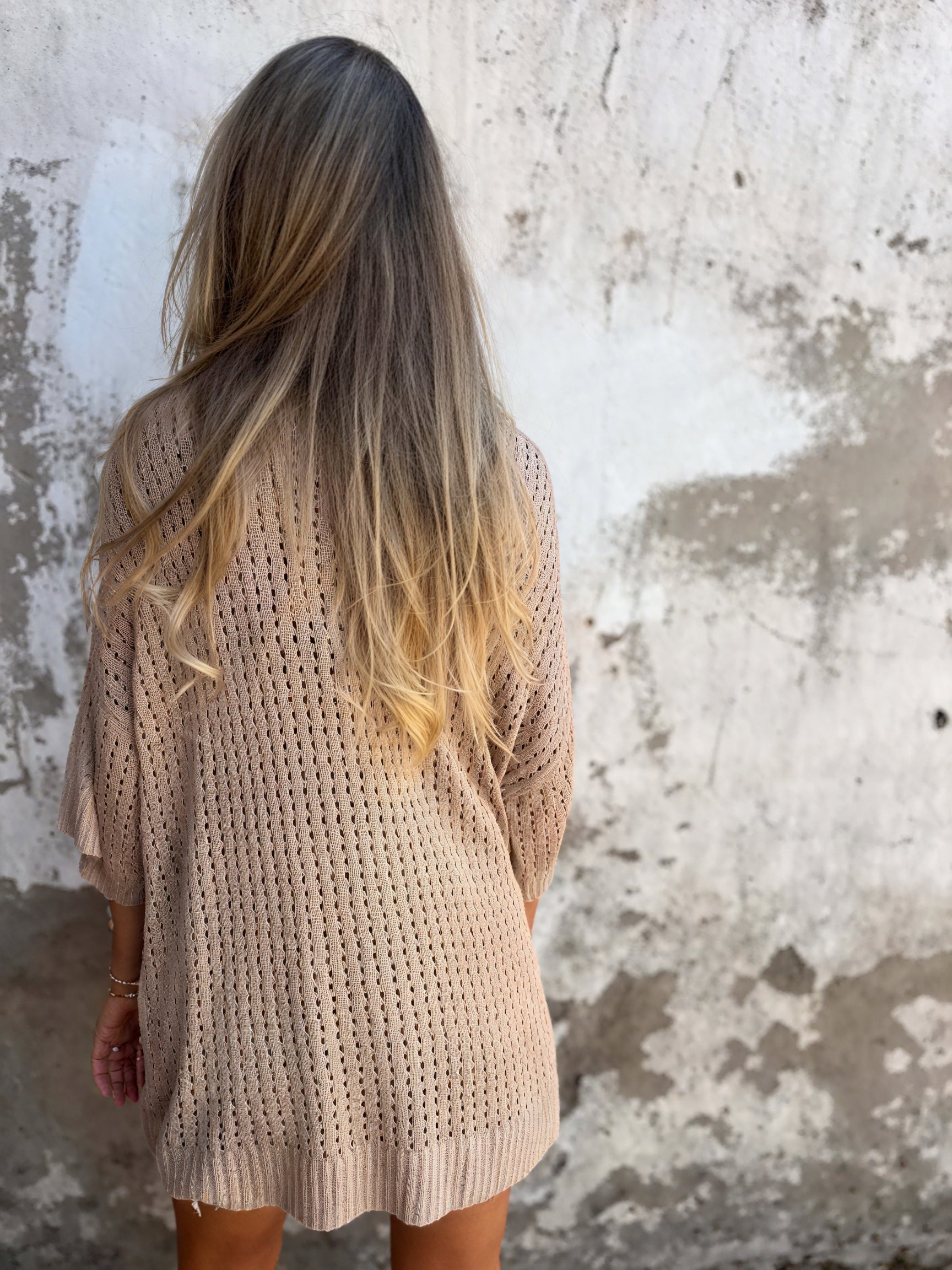 Top Tejido Calado Relaxed Fit