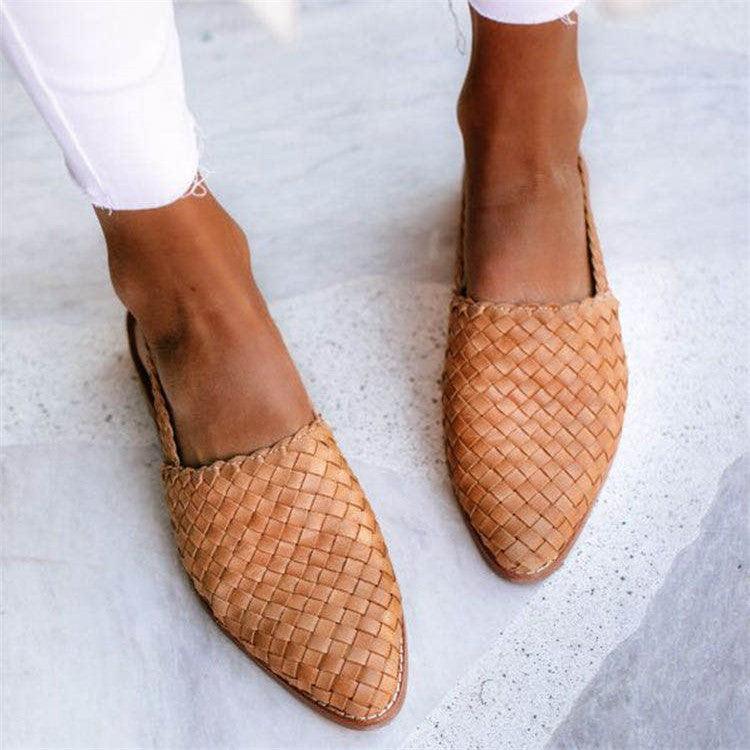 Zapatos de Esmalte Woven Chic