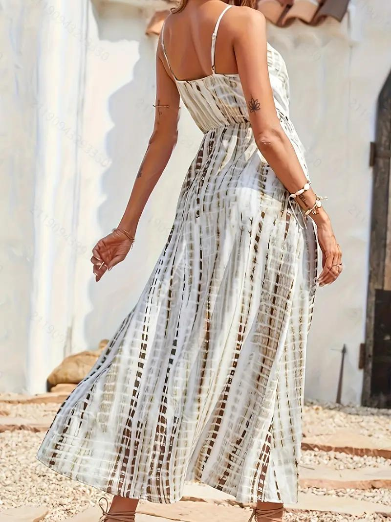 Vestido Maxi Fluido con Abertura