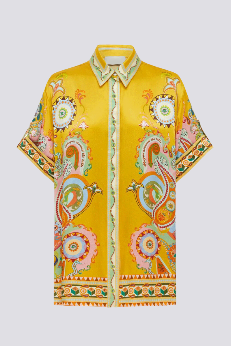 Conjunto Estampado Paisley: Elegancia Mediterránea