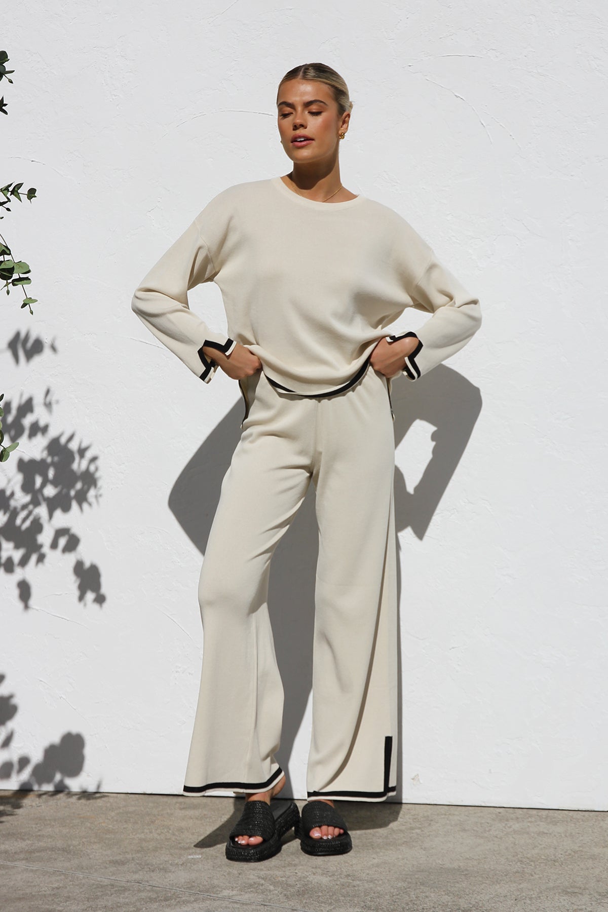 Conjunto Knitwear Moderno y Cómodo