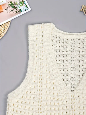 Vestido Maxi Crochet de Tirantes Finos