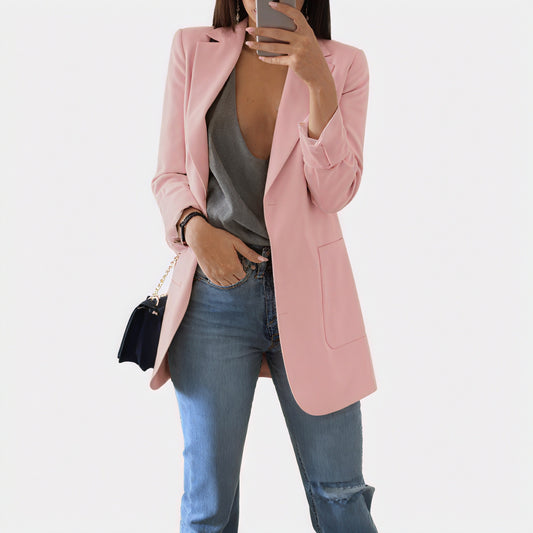Blazer Chic de Corte Elegante