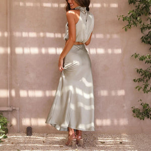 Vestido Elegante de Dos Piezas