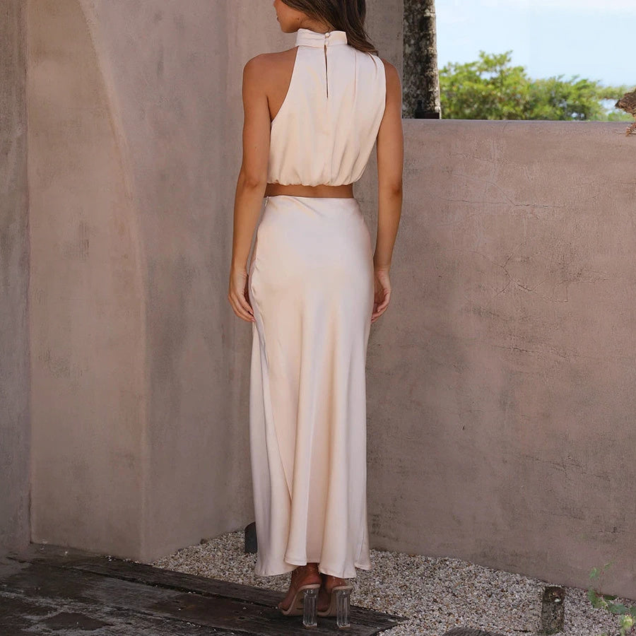 Vestido Elegante de Dos Piezas