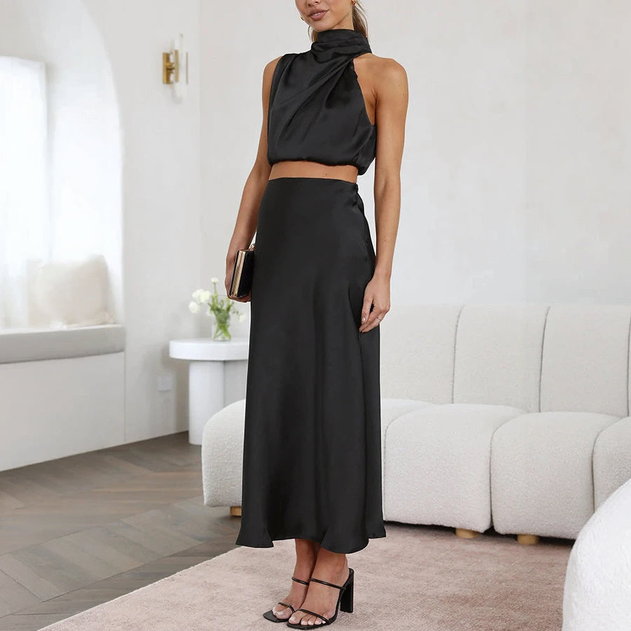 Vestido Elegante de Dos Piezas