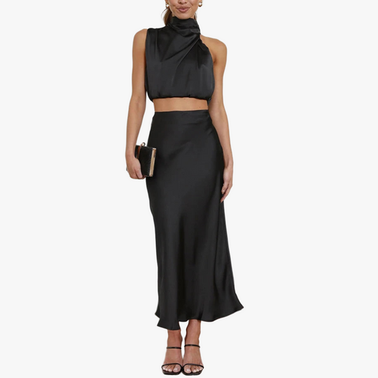 Vestido Elegante de Dos Piezas