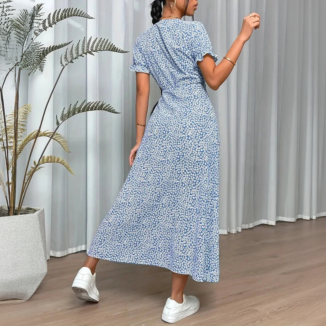 Vestido Bohemio Chic con Diseño Envolvente