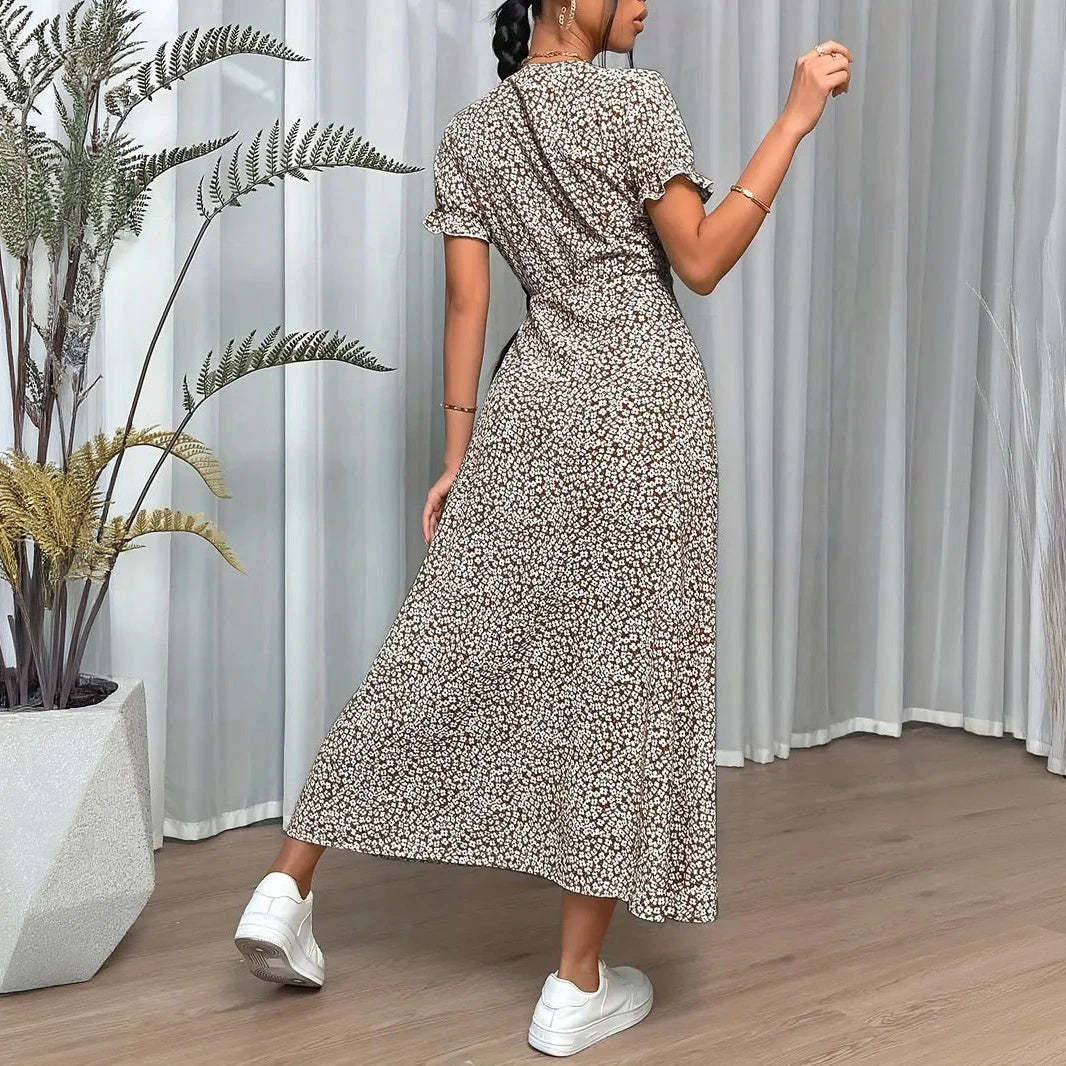 Vestido Bohemio Chic con Diseño Envolvente
