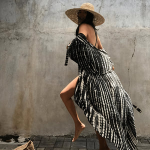 Vestido Bohemio Estilo Kimono