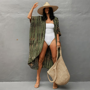 Vestido Bohemio Estilo Kimono
