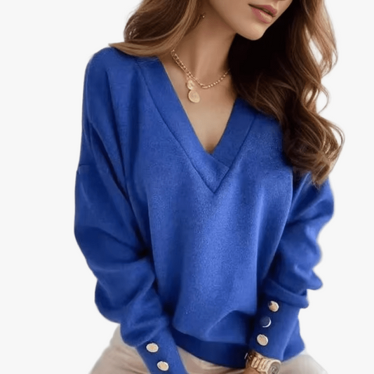 Suéter Chic con Cuello en V