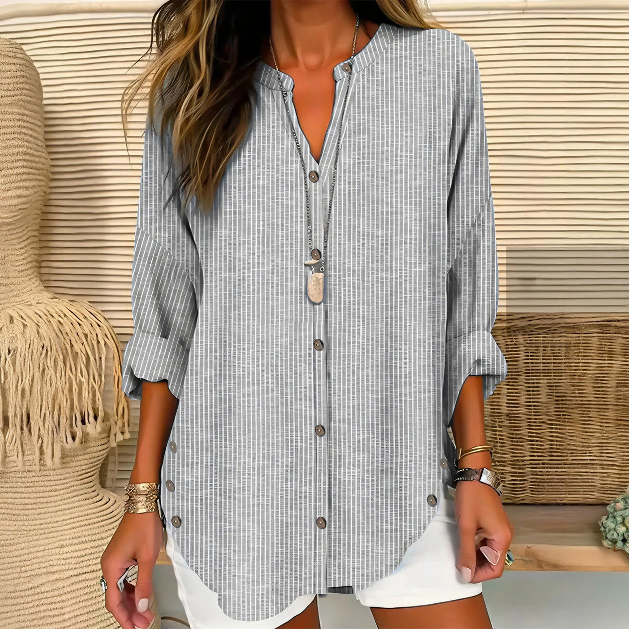 Blusa Casual con Diseño Elegante