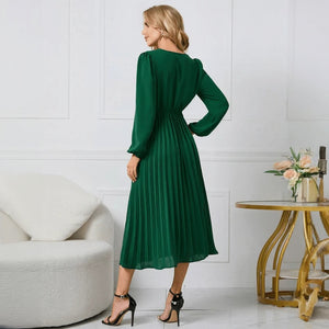 Vestido Elegante con Diseño Envolvente