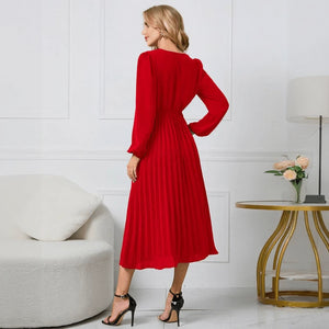 Vestido Elegante con Diseño Envolvente