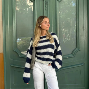Suéter Oversized Rayas Náuticas