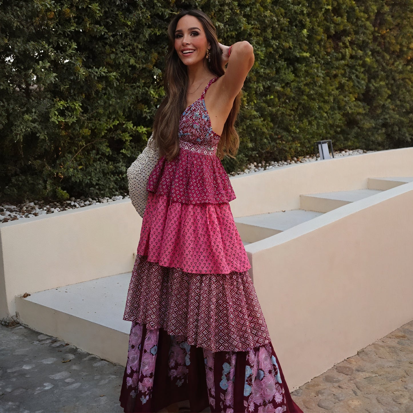 Vestido Maxi Bohemio con Estampados Vibrantes