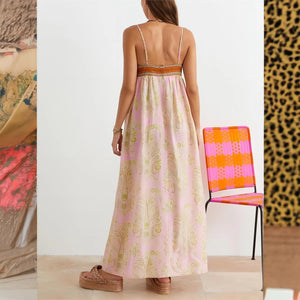 Vestido Maxi Estampado Bohemio Chic