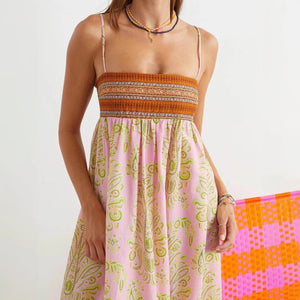 Vestido Maxi Estampado Bohemio Chic