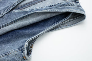 Chaleco Denim Estructurado - Diseño Contemporáneo