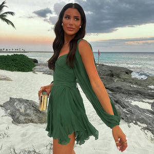 Vestido Mini Estampado: Estilo Bohemio Chic