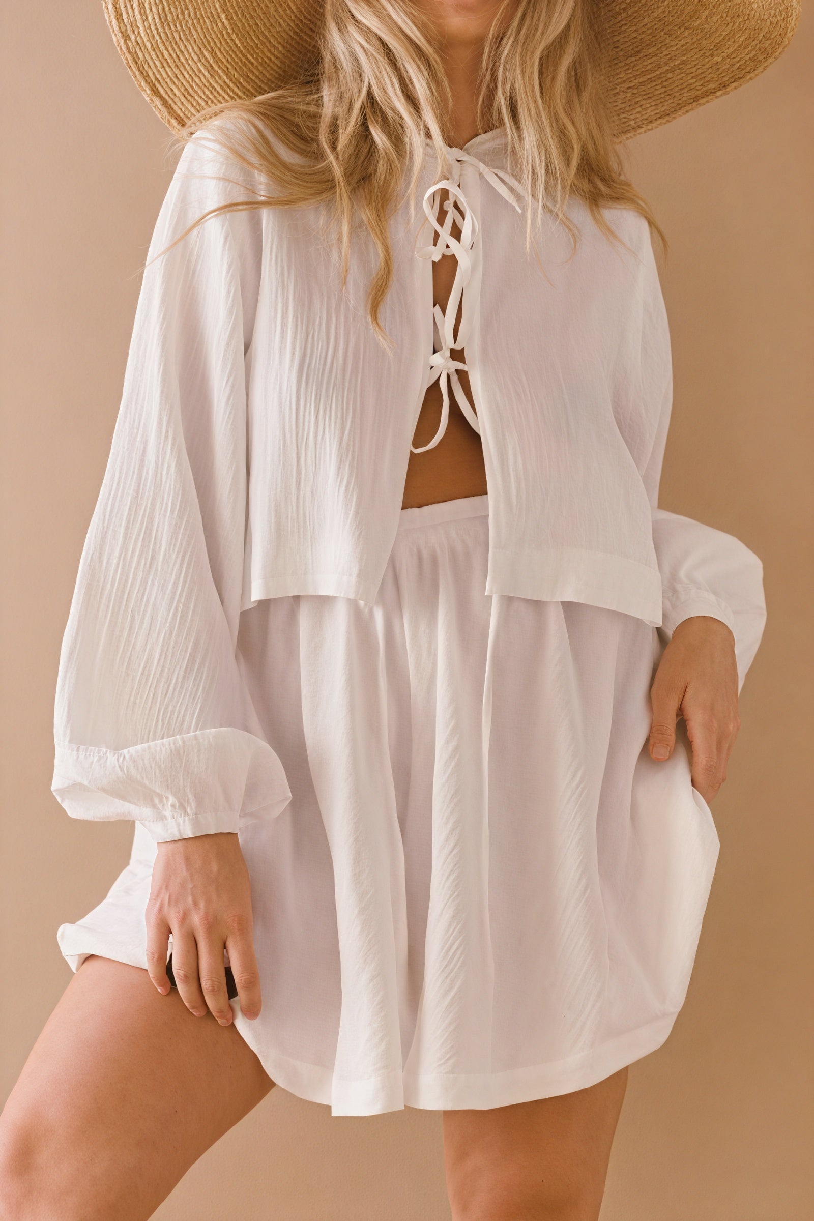 Conjunto Ligero de Verano con Lazos