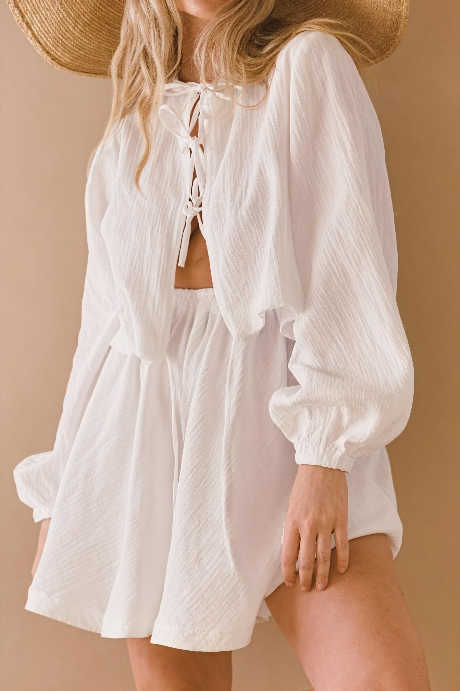 Conjunto Ligero de Verano con Lazos