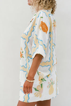 Conjunto de Dormir Floral Ligero