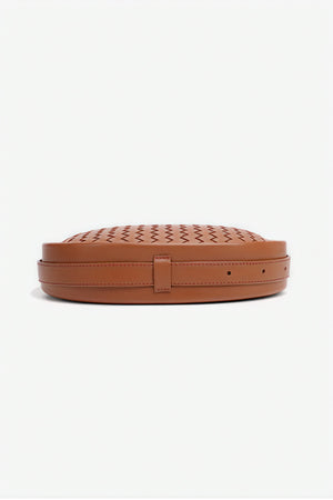 Bolso Media Luna Tejido – Elegancia Artesanal