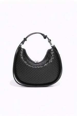 Bolso Media Luna Tejido – Elegancia Artesanal